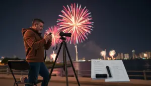 how to photograph fireworks