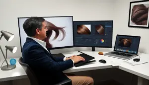 how to edit hair in photos