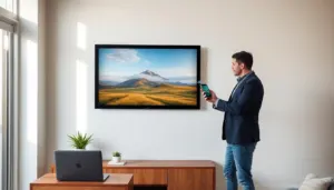 large digital photo frame