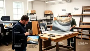 how to print photos on canvas